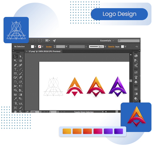 logo design hero image