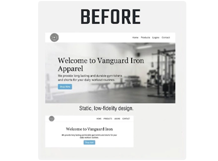 Vanguard Iron before