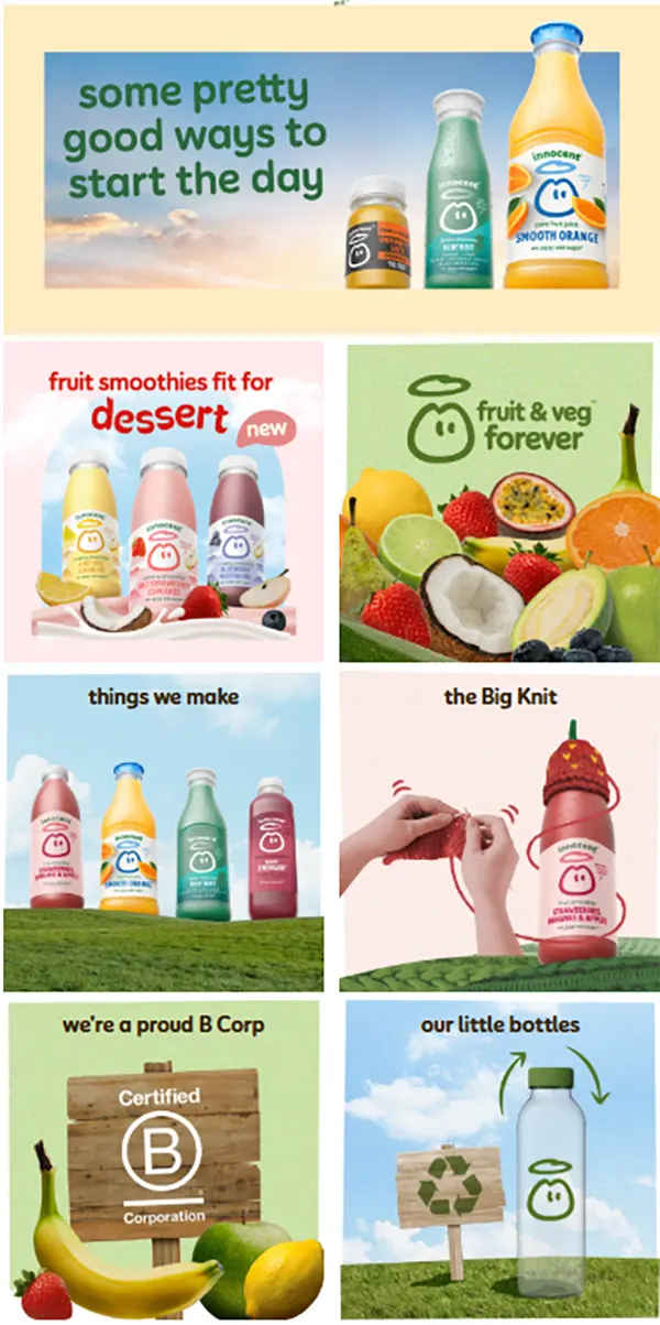 Innocent Drinks Voice and Tone