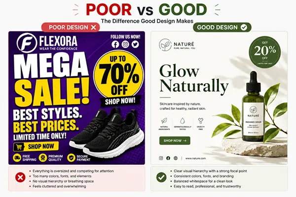 Poor vs good design