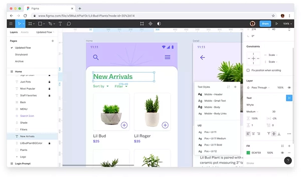 define user interface design
