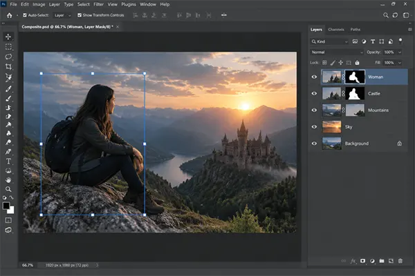 How to create a composite photo?